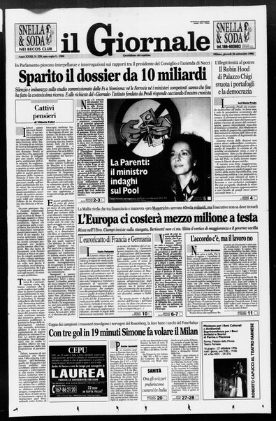 Il giornale : quotidiano del mattino